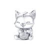 925 Silver Lovely Pets Dog Cat Animals Owl Rabbit Lion Charms Beads Pendants Bracelet Jewelry Gift