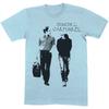 Simon Garfunkel Walking T-Shirt Blue New Unisex T-Shirt