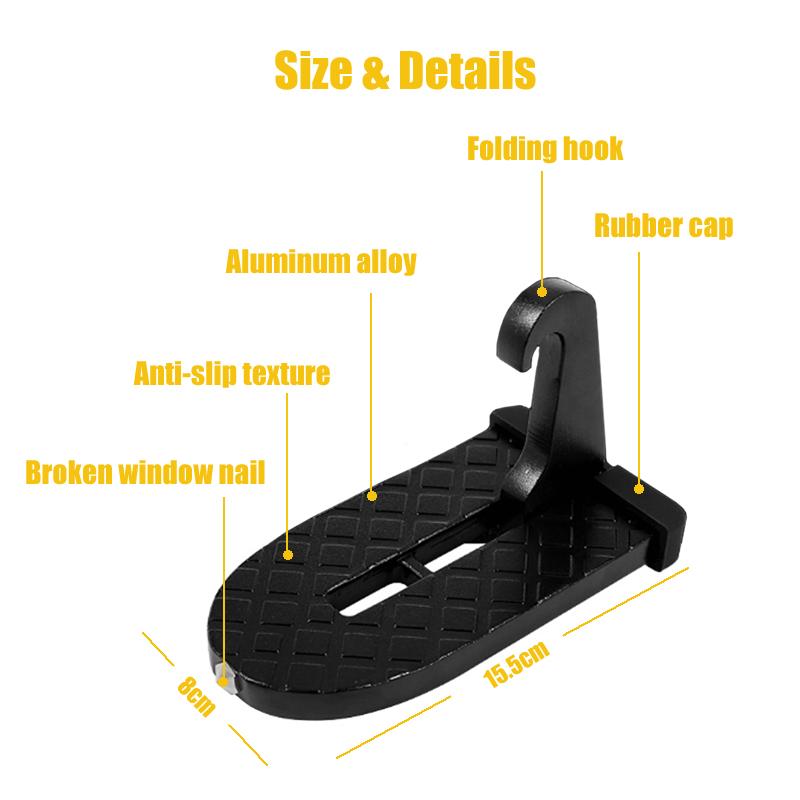 Car Vehicle Folding Stepping Foot Pedal Car Accessories For BMW F30 F31 F36 G30 I3 Serie 1 E84 F48 X1 E83 X3 F25 X5 E70 X6 E71
