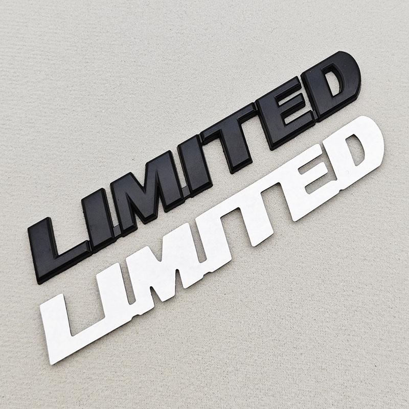 3D Metal Car Sticker Logo 4WD V6 V8 LIMITED Fender Side Badge Rear Trunk Emblem For Toyota LC150 LC200 4Runner Tundra Accessorie