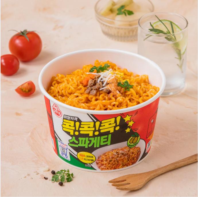 Ottogi Kok Kok Kok Spaghetti Stirfry Big Cup 120g (3 Options)