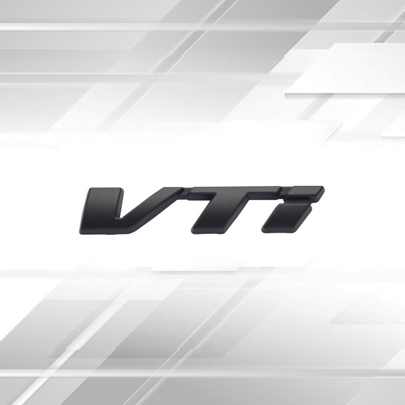 Car Badges VTi Trunk Emblem Metal Stickers Body Decals Letter Decor For Honda Jazz FIT City Civic Inspire Accord HRV CRV Jade