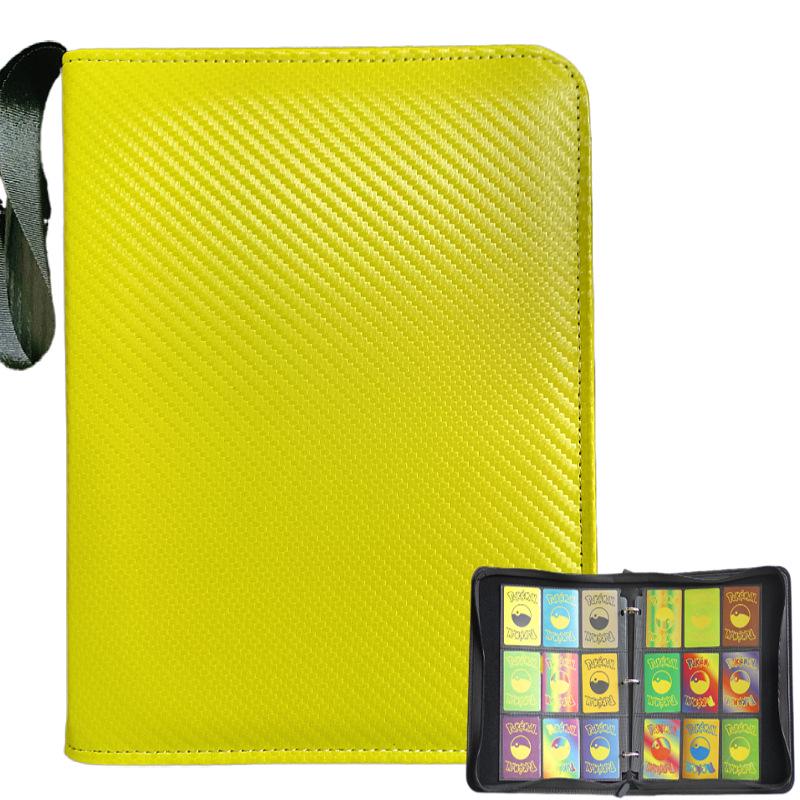 Четырехкарманный ПУ на молнии альбом для карточек Pokémon - Альбом для коллекции карточек