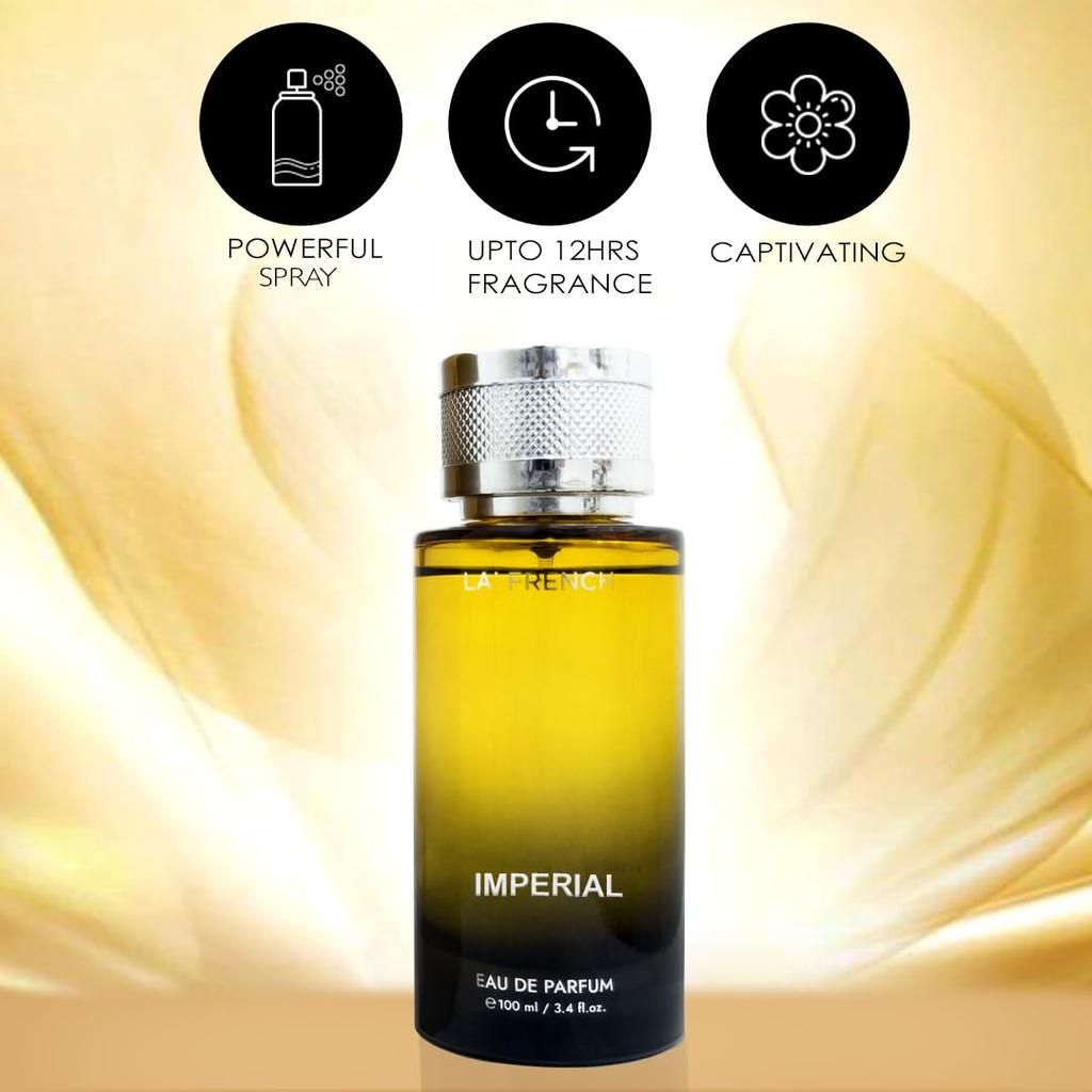 Imperial Eau De Parfum – 100 мл | Стойкие унисекс-парфюмы для мужчин и женщин | Роскошный смелый аромат | Идеально подходит для всех случаев | Премиум-парфюм