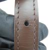 Used LOUIS VUITTON Shoulder Strap Leather Brown For Damier