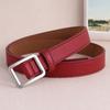 Мода Ретро Повседневные Брюки Платье Ремни Непористая Пряжка Пояс Тонкий Поясной Ремень Кожаный Ремень