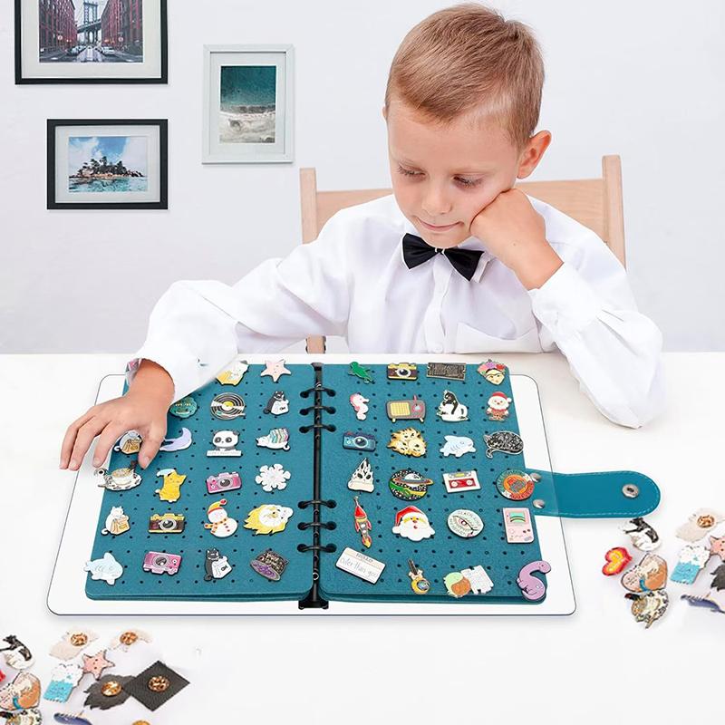 8 страниц фетра большой емкости многоцветный многофункциональный съемный дисплей для хранения штифтов книга DIY аксессуары