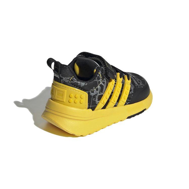 LEGO x adidas Racer TR I Черные/Желтые кроссовки для малышей Основной черный/Серый три GW1875