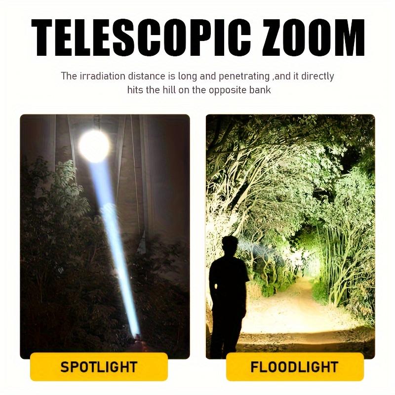 Перезаряжаемые светодиодные налобные фонари 3 режима освещения регулируемое фокусное расстояние USB подходят для кемпинга, охоты, рыбалки, пеших прогулок и исследования на открытом воздухе