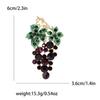 Fashion Rhinestone Grape Brooch High-End Temperament Simple Apparel Accessories Coat Suit Pin Brooch