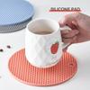 18/14 см круглый силиконовый коврик для стола, очень толстая подставка для открытых банок, сотовая подставка под горячее, подставка под кофейную чашку, креативная кухонная подставка для кастрюль