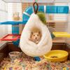 Hamster Cage Hamster Hammock Warm Pear Shaped Hamster Pouch Bed Soft Comfortable Hamster Hanging Bed for Guinea Pig Parrots