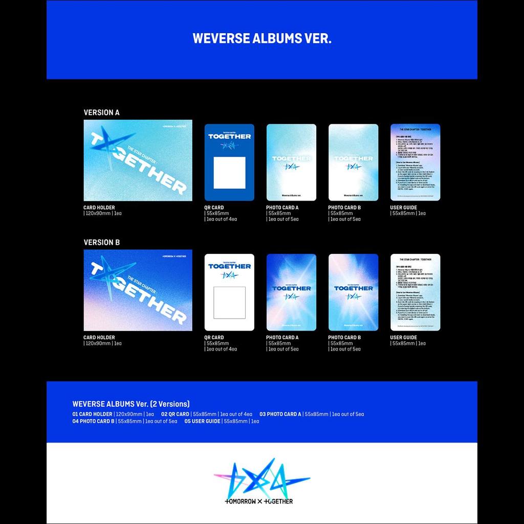 TOMORROW X TOGETHER ЗВЕЗДНАЯ ГЛАВА : ВМЕСТЕ (Альбомы Weverse вер.)
