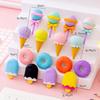 4Pieces/Boxes Kawaii Lollipop Sweety Ice Cream Student Stationery School Office Supplies Children Erasers For Kids Pencil Eraser