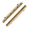 Adjustable Brass Guitar Nut For 6 String Electric Guitar 42mm Length 3.4mm Thickness With Precise String Action Control