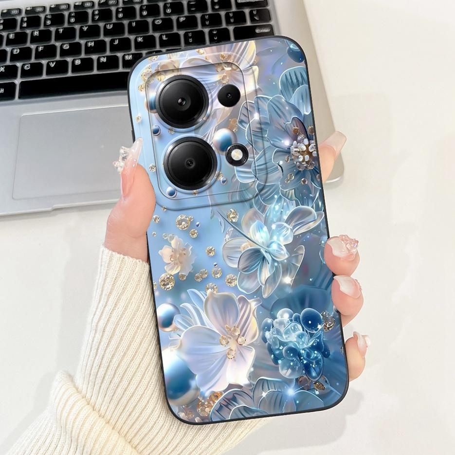 Для Xiaomi Redmi Note 13 4G Чехол Note13 Pro Милый Модный Конфетный Расписной Чехол Мягкий ТПУ Чехол для Телефона Для Redmi Note 13 Pro Plus Сумки