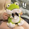 Fluffy Hug Animal Stuffed Doll Simulation Frog Plush Stuffed Toy  Home Decor