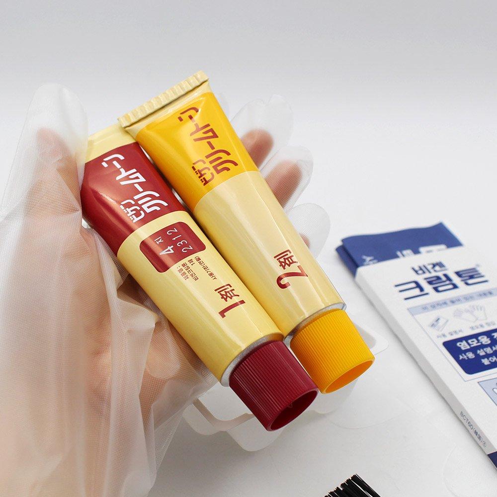 Bigen Cream Tone Hair Dye Large Capacity 60g Hair Dye Dark Brown 5G X 5