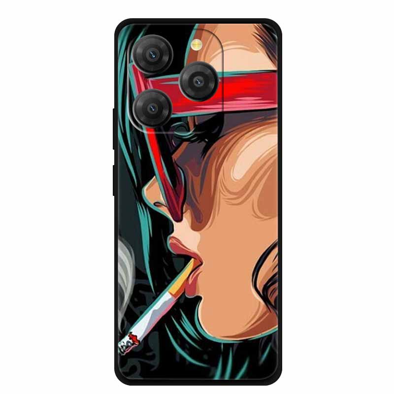 Для Blackview Shark 9 Чехол Черный Силиконовый Чехол для Blackview Shark9 Защитный Чехол Coque для Black view Shark 9 5G TPU Чехлы