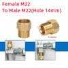 1Pcs Pipe Fitting Male Female Adapter Transitional Joints  for High Pressure Washer Torch