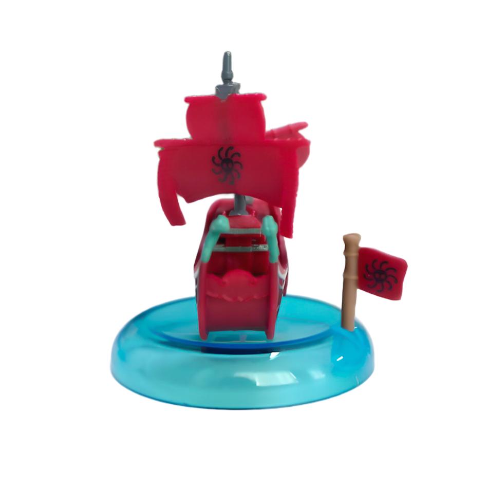 One Piece blind box 1-8pcs Anime Ship Figure Luffy Model Toy kawayi Mini Boat Pirate Ship Navy Going Merry Boat Assembled Model