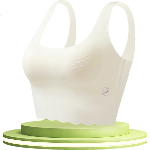 LangSha Girls' Underwear, Young Women's Camisole, Puberty Bra for Middle And High School Students, Comfortable And Seamless Sports Bra
