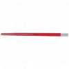 Chopsticks PBT250 Medium Round Tip Red Made In Japan Dishwasher Safe J-kitchens (Hashi) Japanese/Western OM/Silver