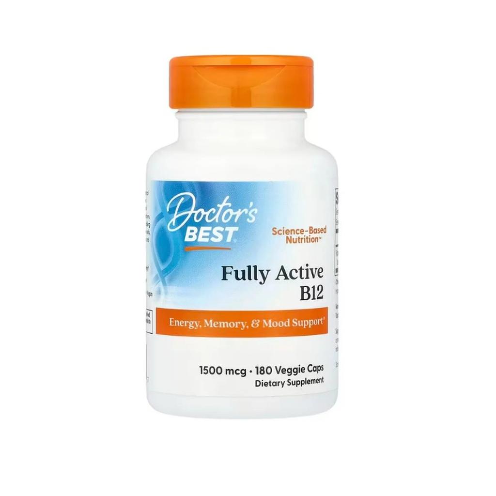 Fully Active B12, 1500mcg - 180 vcaps