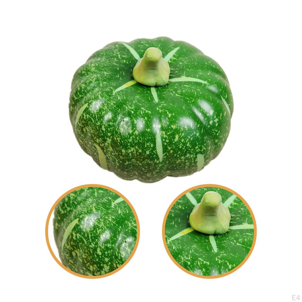 Artificial Foam Pumpkin Lifelike Fall Harvest Decorative for Party Mantel Shelf Tabletop