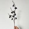 Искусственная ветка цветущей сливы Искусственные стебли цветущей вишни Стебель длиной 21 дюйм Искусственный шелковый цветок для свадьбы Дома Офиса Спальни Вечеринки Центральный элемент стола