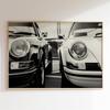 Vintage Black And White Sports Car Photo Print Modern Bedroom Wall Decor Car Poster Black And White Sports Car Canvas Print