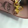[Pre-Owned] Millie Medium Pink Coated Canvas Printed Patchwork Crossbody Bag - Very Good #12V7GQB