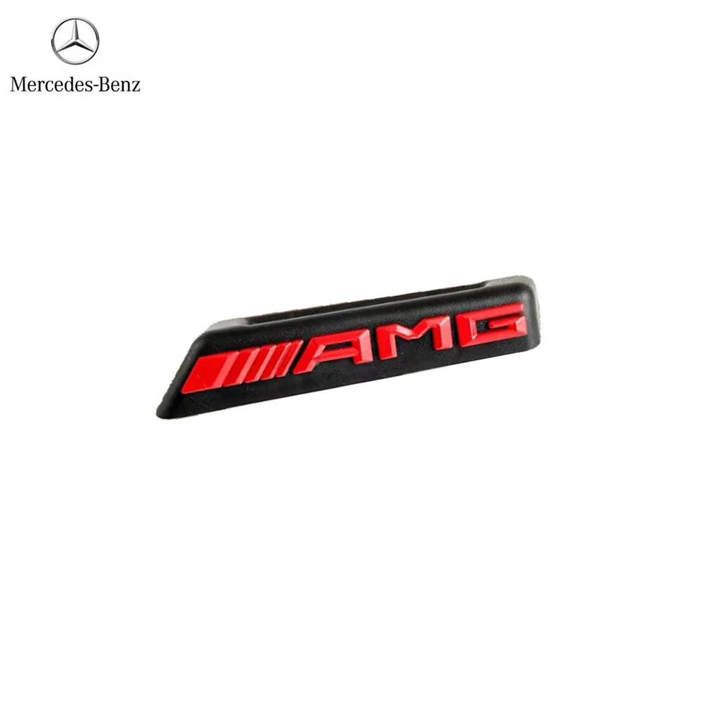 Наклейка-эмблема значок AMG на переднюю решетку автомобиля для Mercedes benz W212 W213 W202 W211 W176 W210 W205 Gla Glc Cls Glk Аксессуары