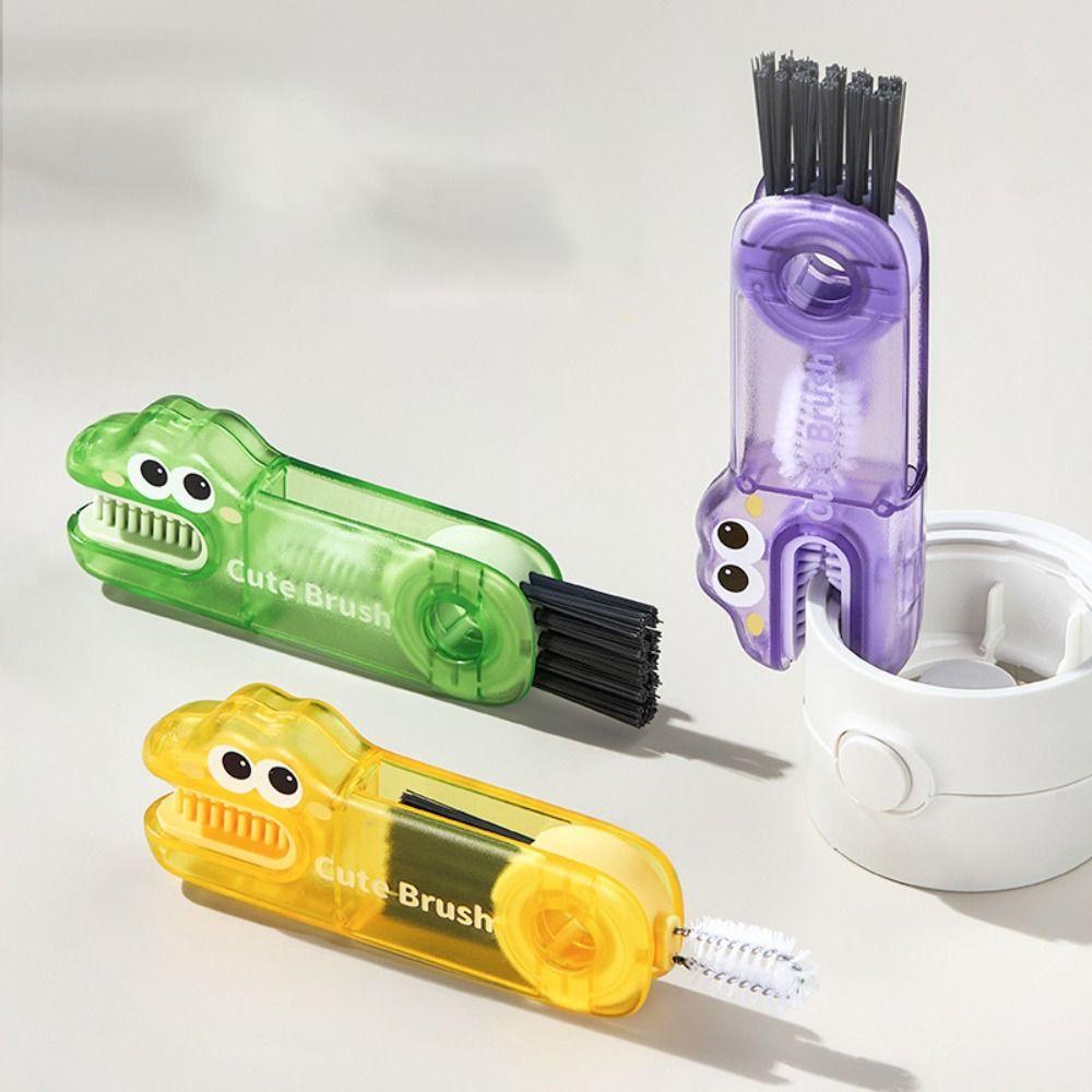 U-shaped Cup Cleaning Brushes Dinosaur Shape Bottle Cap Brush Cup Mouth Brush  Nursing Water Bottle