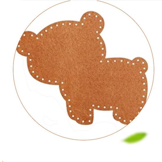 1 комплект, набор детских и швейных игрушек для начинающих, различные мультяшные лесные животные, поделки из фетра своими руками