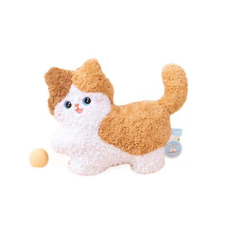 Plush Cat Dog Toy Cartoon Stuffed Animal Doll Cute Kids Birthday Gift Decoration