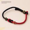 Нет Самоплетеный Браслет Завязанный Пряжка Мира Бусины Удачи Пара Красная Веревка Мужской и Женский Год Рождения Легче всего для Сочетания Ремешок для Ношения Подарок