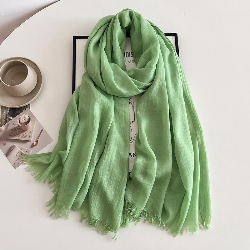 New Ramadan Big Size Women High Quality Muslim Hijabs Plain Solid Color Scarf Shawls Lady Wraps Headwear Pashmina