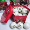 14 шт. в коробке, рождественские елочные подвесные шаровые украшения Navidad, новогодний шар, безделушка для рождественских украшений своими руками, шар с ремнями, детский подарок