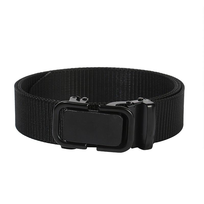 Automatic Buckle Trendy Nylon Belt Teens Students Training Tactical Unisex