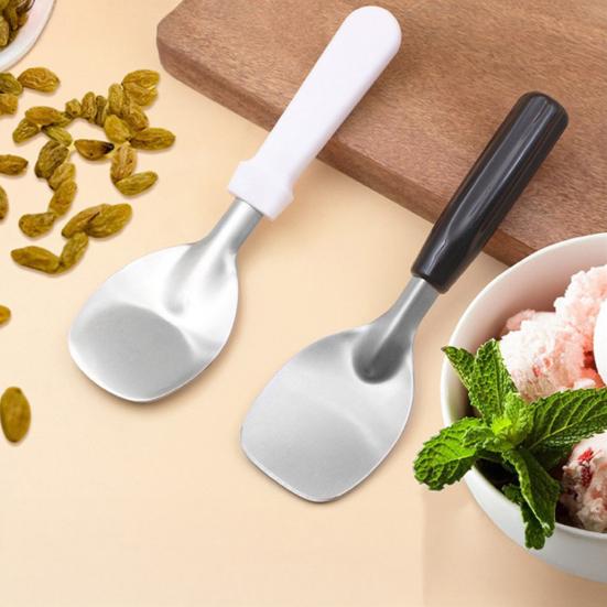Stainless Steel Ice Cream Spade Commercial Grade Ice Cream Scoop for Desserts Thickened Ergonomic Handle Ice Cream Shovel