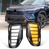 Дневные ходовые огни (ДХО) для Toyota Corolla Cross 2024 2025 Светодиодные дневные ходовые огни Указатели поворота Противотуманные фары Передний бампер Фары Автоматические дневные огни