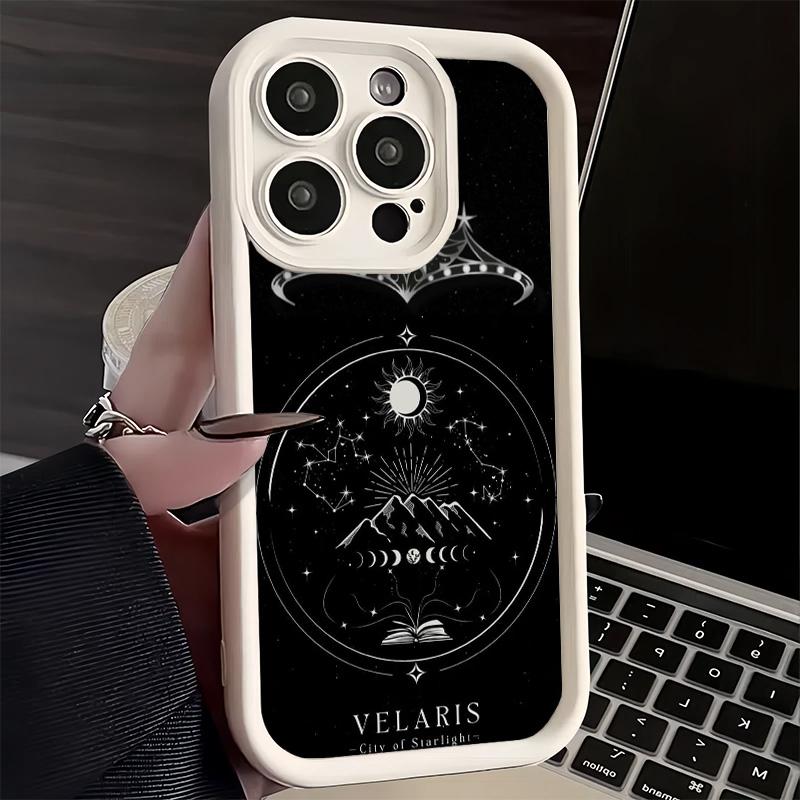 Чехол для телефона для iPhone 17 Air 16E 15 16 Pro Max A Court of Mist Fury VELARIS City Cover 14 Plus 13 12 Mini Мягкий силиконовый Fu