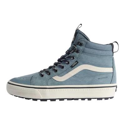 Sk8-Hi Удобные Универсальные Высокие Кеды для Скейтбординга Унисекс Синие Белые VN000DAQRV2