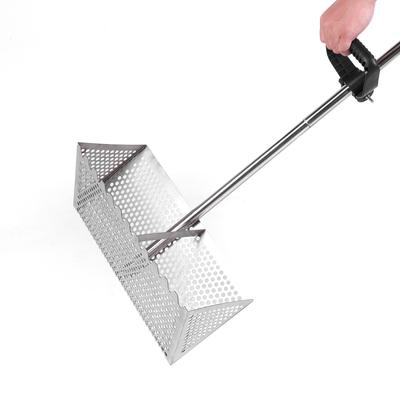Нержавеющая сталь Песок Шестерня Экран Складной Пляжный Экран Зуб Акулы Ловушка для Песчаных Крабов Пляжный Совок Лопата Грабли для Просеивания Песка