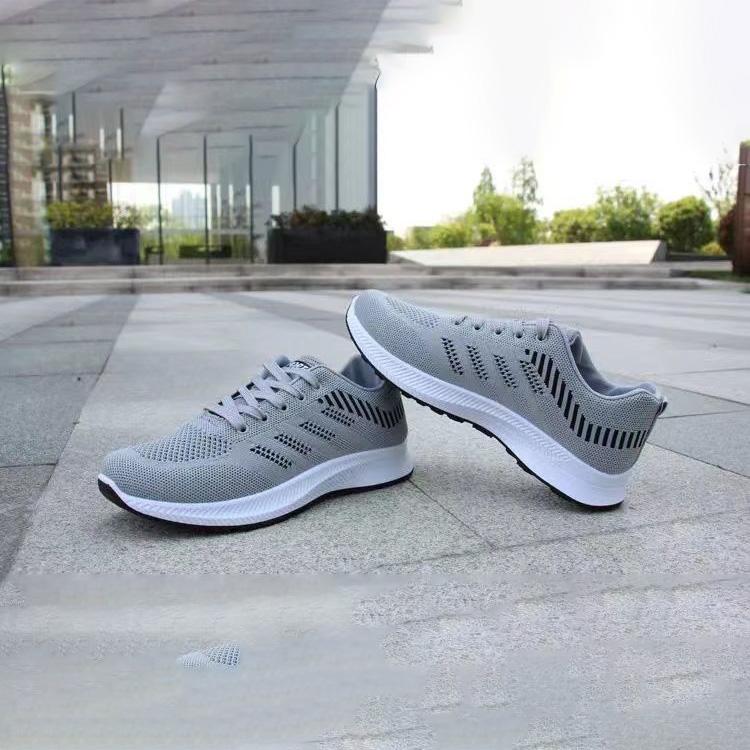 Мужская спортивная обувь Flyknit, повседневная сетчатая дышащая обувь, кроссовки на шнуровке, кроссовки для бега, размеры 39-44