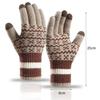 Fashion Thickened Winter Gloves Windproof Cold-proof Touchscreen Gloves Fleece Soft Warm Gloves Men Women