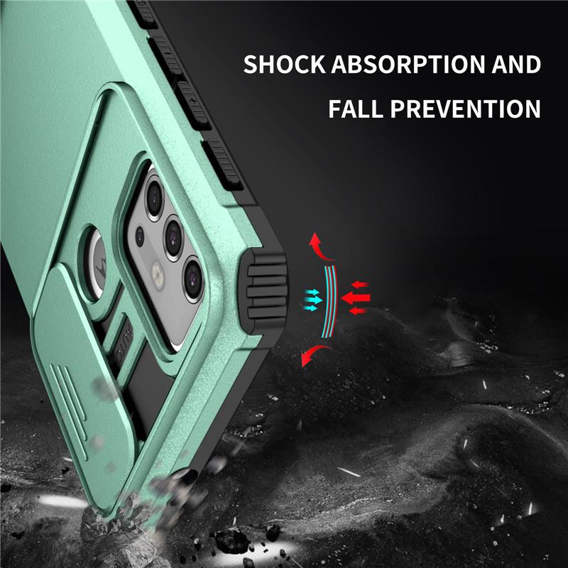 Для Motorola Moto G10 G20 G30 G50 5G G22 G42 G52 чехол-слайдер для объектива камеры чехол для Moto E20 E30 E32 подставка-держатель задняя крышка