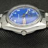 USED VINTAGE SEIKO 5 AUTOMATIC 6349A JAPAN MENS D/D BLUE WATCH 608e-a315956-2 SKU608e-a315956