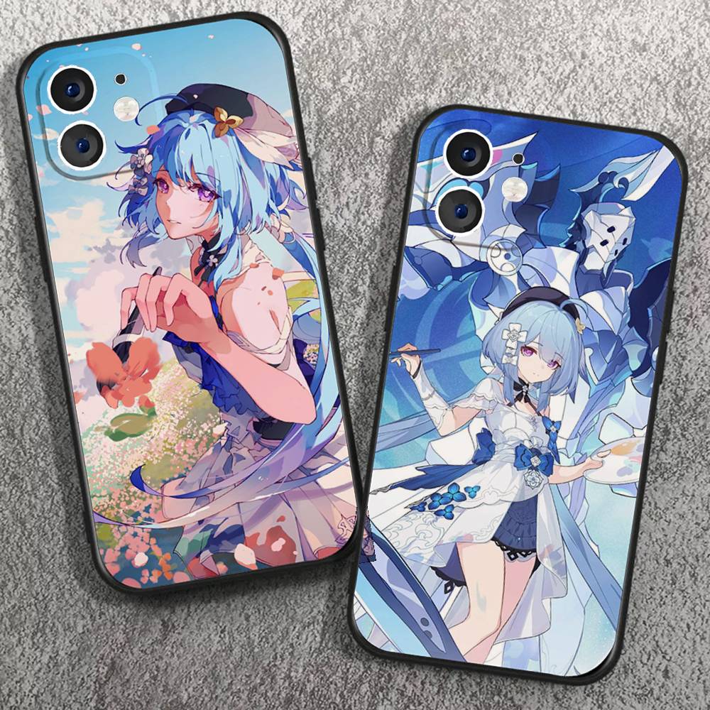Анимированный Чехол для Телефона Griseo Game H-Honkai Impact 3rd Для IPhone 17 Air 16 15 14 13 Pro Max 11 12 Черный Силиконовый Чехол